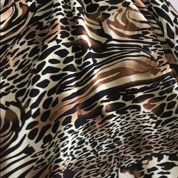 Trendy Animal Print Cut-Out Flare Mini Dress - Picture 5 of 5